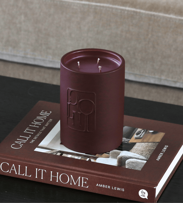 Dolni Large Dark Cherry Candle