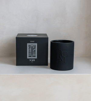 Dolni XL Black Ceramic 2200g Tuberose & Sandalwood Candle
